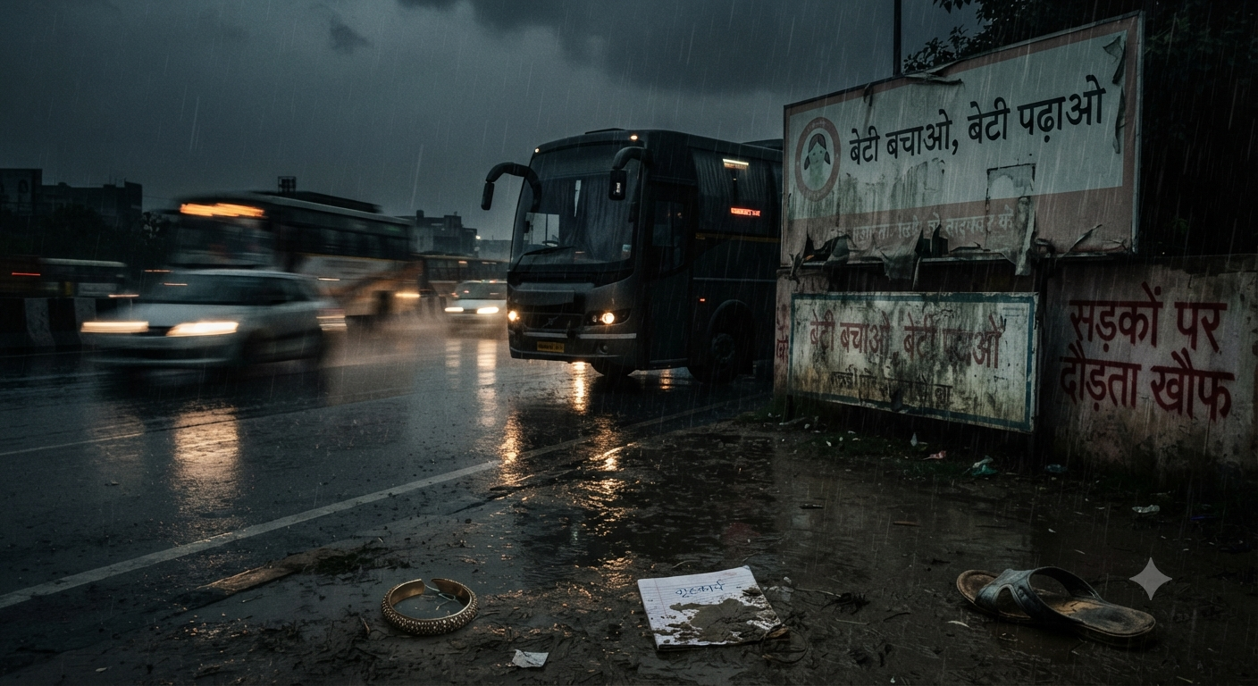 सड़कों पर दौड़ता खौफ और कागजी नारों का फरेब: क्या वाकई महफूज हैं इस देश की बेटियां?
